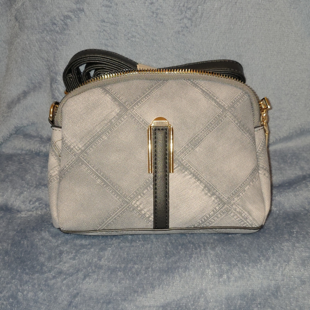 Elegant Gray Crossbody Bag